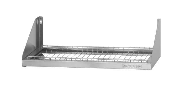 Полка для сушки посуды ПСПн - 1000*300*180 "Norma Inox", нерж. сталь, сетка "стаканы" (без поддона)